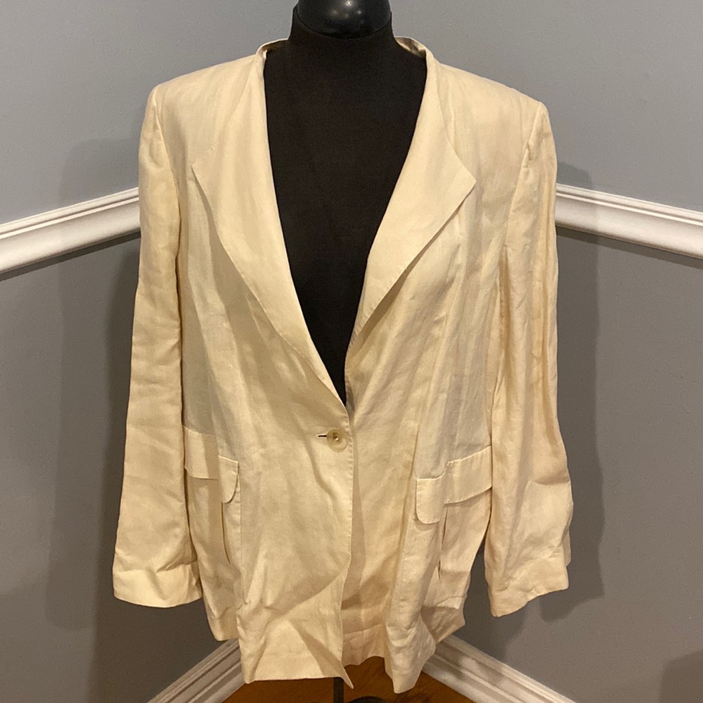 Mariana Rinaldi linen blazer